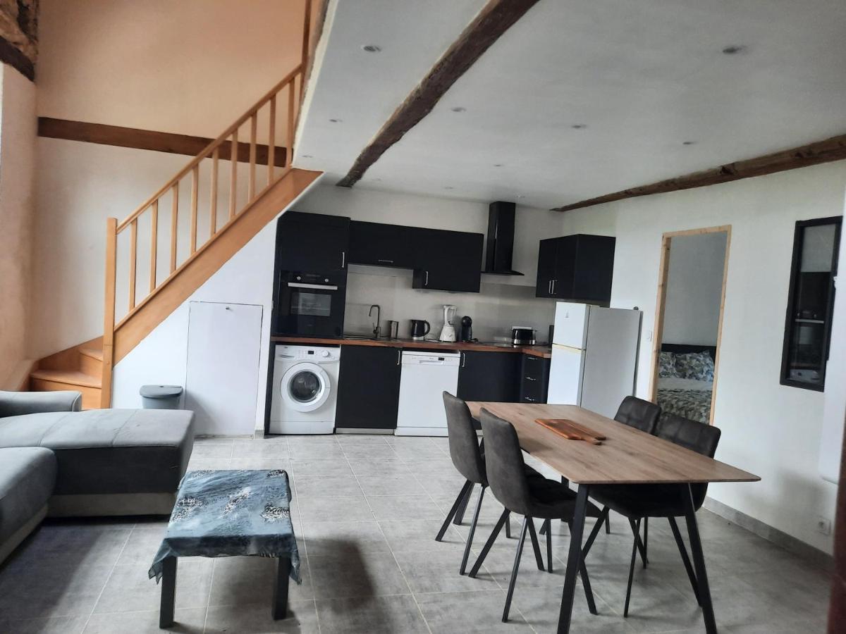 Chez Line Et Pierre: Appartement Spacieux, Lumineux Et Equipe La Bastide-de-Serou Exterior photo