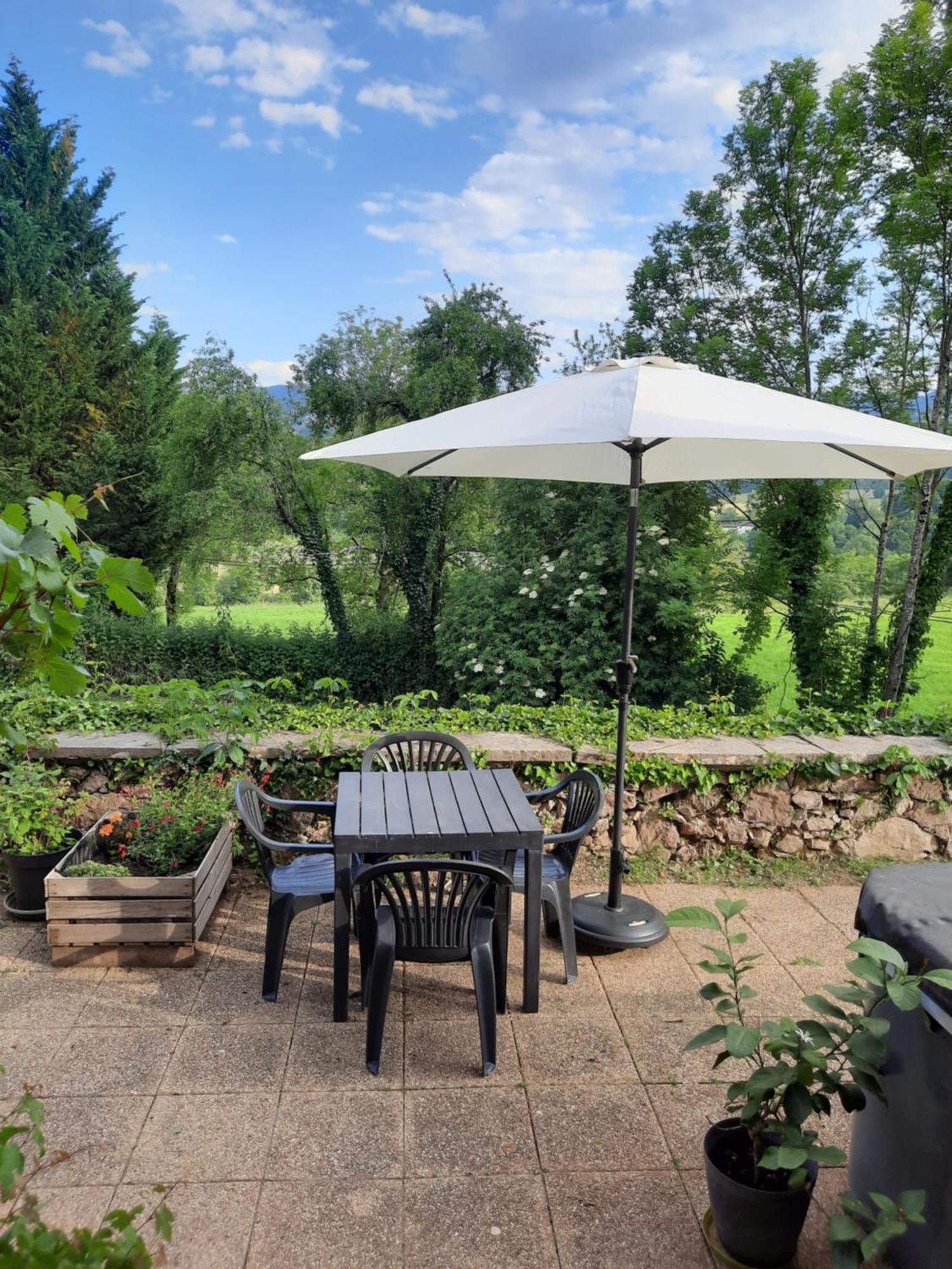 Chez Line Et Pierre: Appartement Spacieux, Lumineux Et Equipe La Bastide-de-Serou Exterior photo